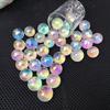 Colorful Electroplated White Rainbow Crystal Ball Perfect For Reiki Healing And Home Decor