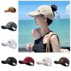 Korean Style Sun Hat Cotton Peaked Cap Casual Empty Top Baseball Cap Outdoor