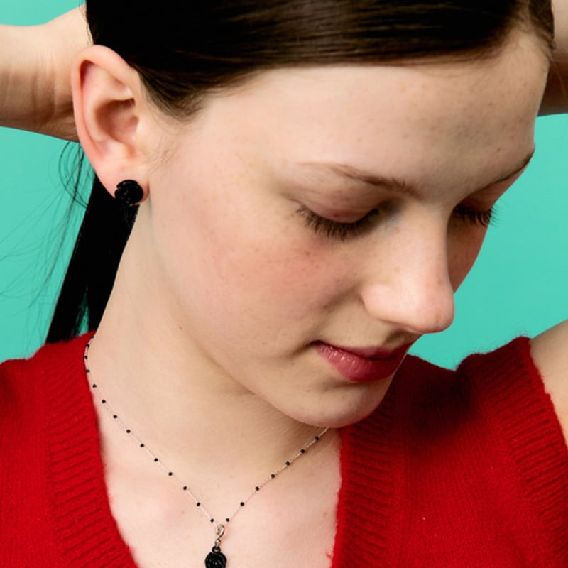 VINTAGE HOLLYWOOD Rose Earrings_VH25NNEA103V