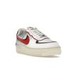 Nike Кроссовки женские Air Force 1 Shadow White Red Metallic Silver Gym-Red Black FN6335-100