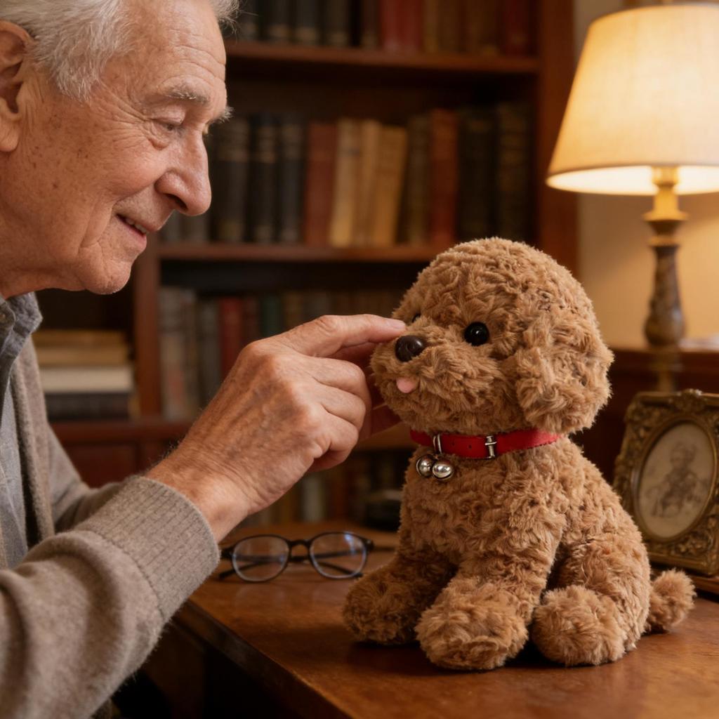 Robot Puppy Dog Interactive Robot Puppy Plush Toy - Realistic Moving, Talking Electronic Pet Dogs for Kids, Boys, Girls, Teens