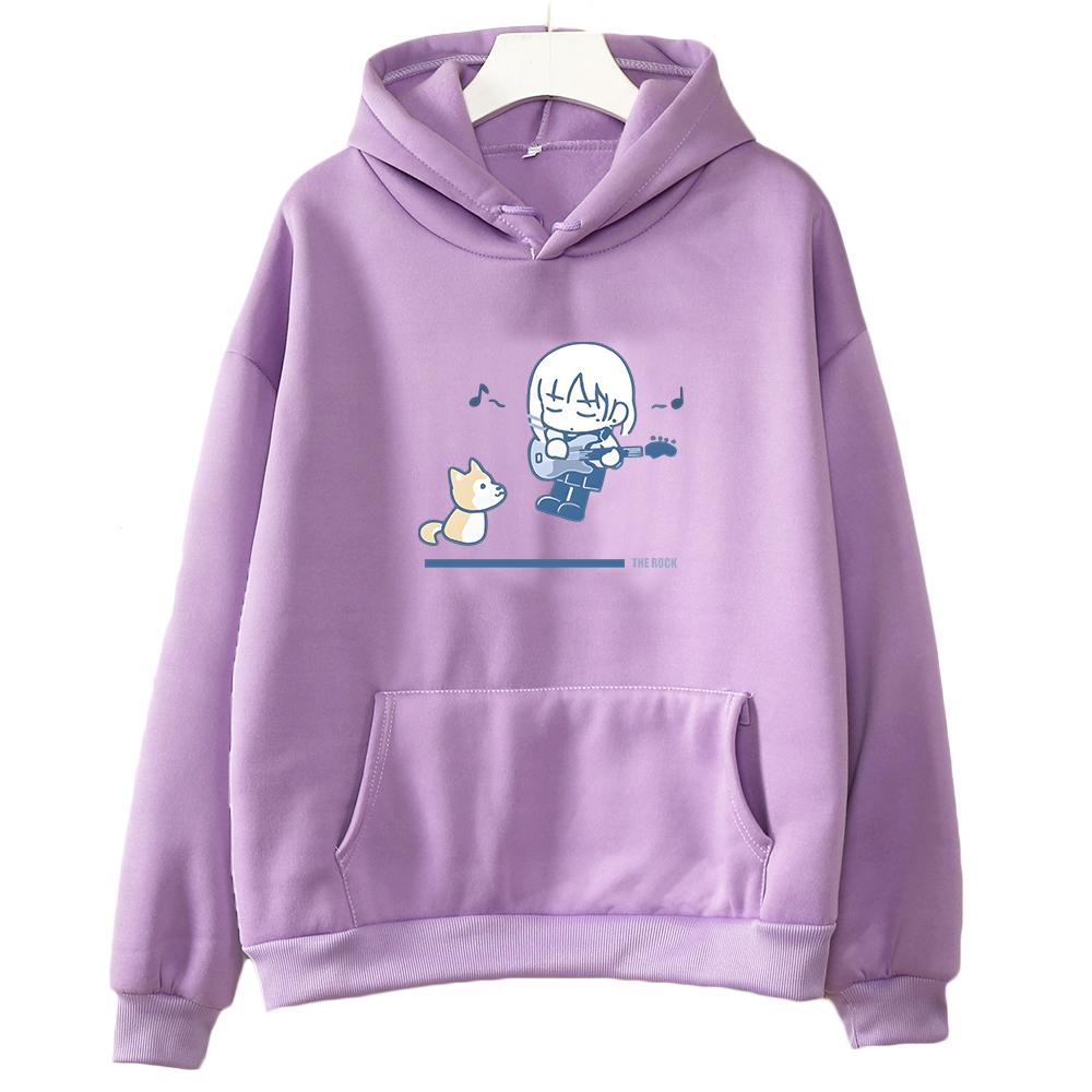 БОЧКИ СКАЛА! Hitori Gotou Ryou Yamada Harajuku Hoodies Aesthetic Kawaii Sweatwear Couple Sweatshirt Women/Men Осень/Зима