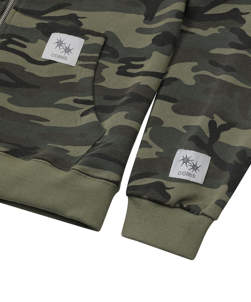 Худи унисекс Coiris Grime Setup Camo с двусторонней молнией