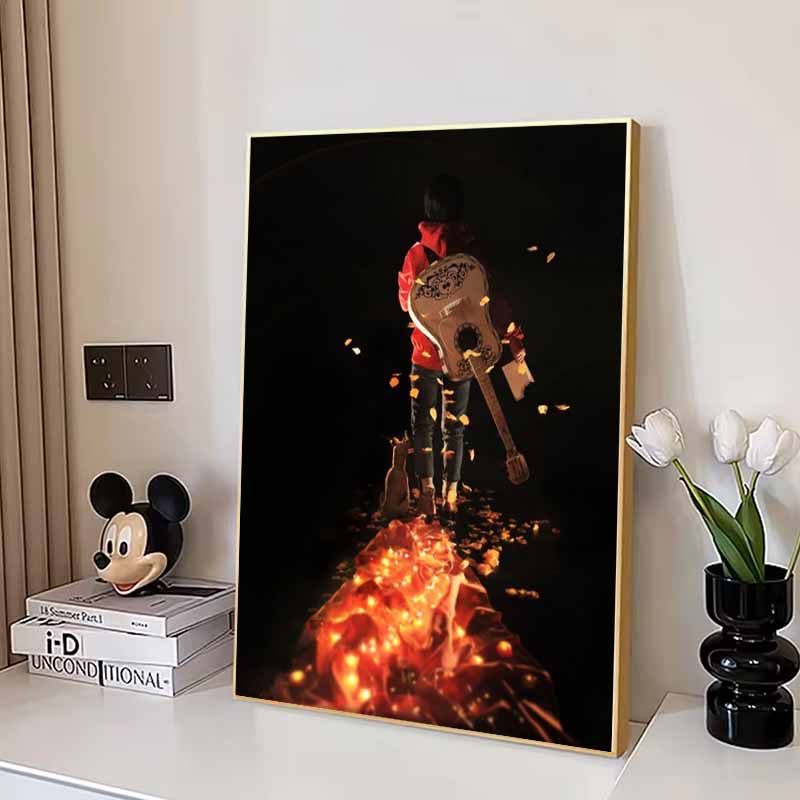 Disney Diamond Painting Miguel From Coco Enters The Land of The Dead Cute Cartoon Cross Stitch Set Complete Creation and Sewing Mosaic 5D DIYHomeDecor