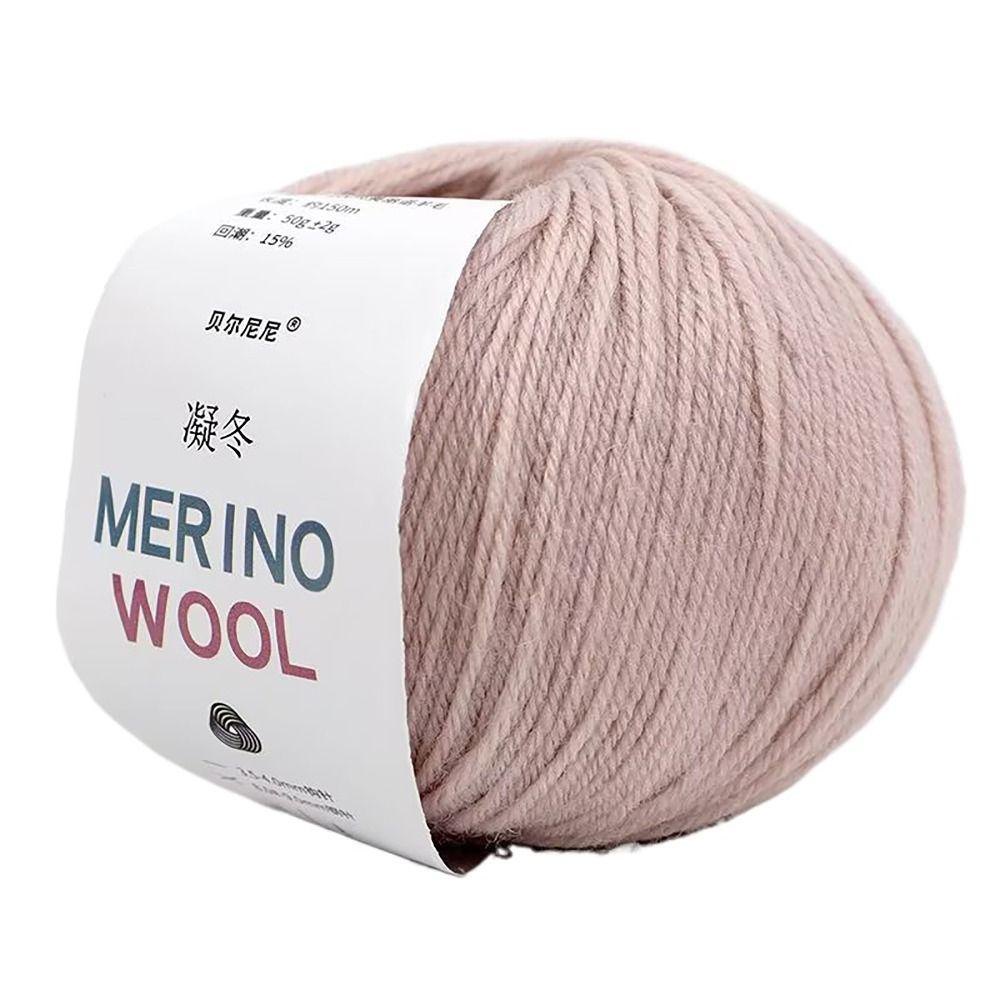 Вязание крючком Ручная работа Пряжа из чистой шерсти Меринос Поделки Нитки для шарфа Пальто Детского одеяла DIY