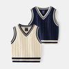 Boys' Knit Vest Top Pullover Sweater - 2025 Spring/Autumn Collection for Kids