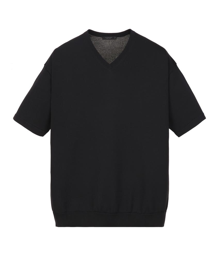 Jilseutyueoteunyuyogmaen Cool-Dry Functional Knit Top V-Neck - Black (Jnsw6B606Bk)