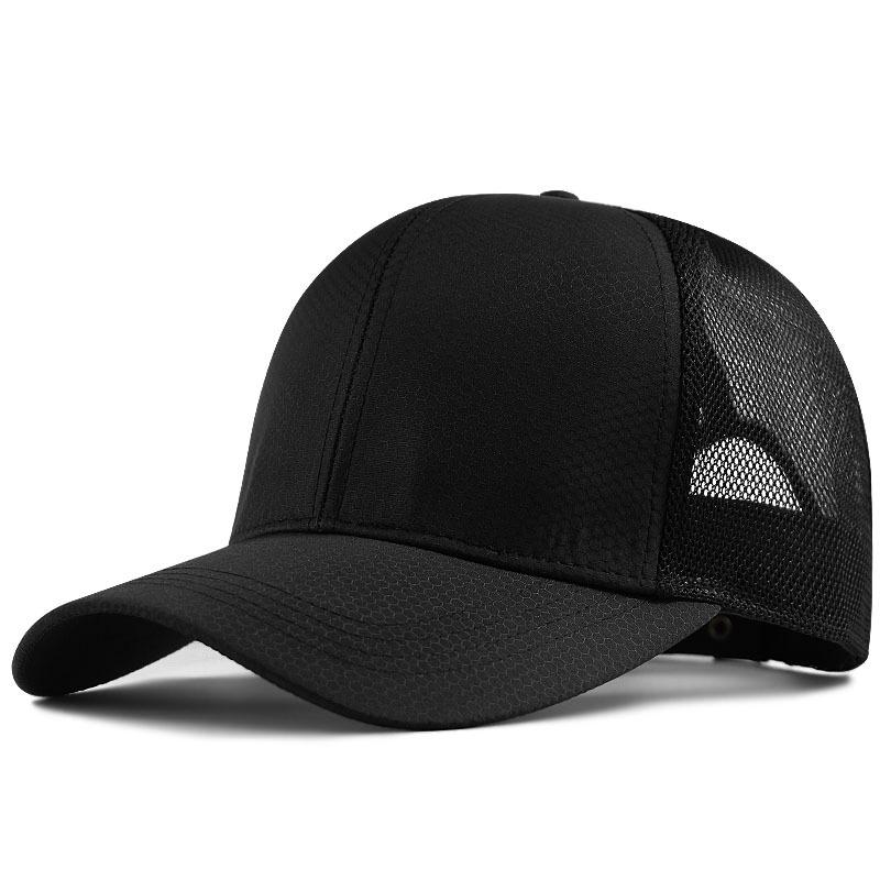 Summer Hat Men's Large Baseball Cap Large Mesh Breathable Large Head Circumference Peaked Cap Large Size Sun Protection Visor