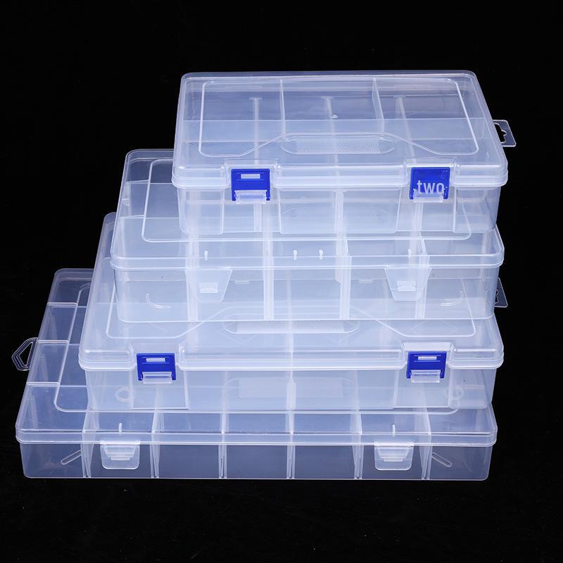 Пластиковая шкатулка для хранения украшений со съемной крышкой для сережек, браслетов и ожерелий