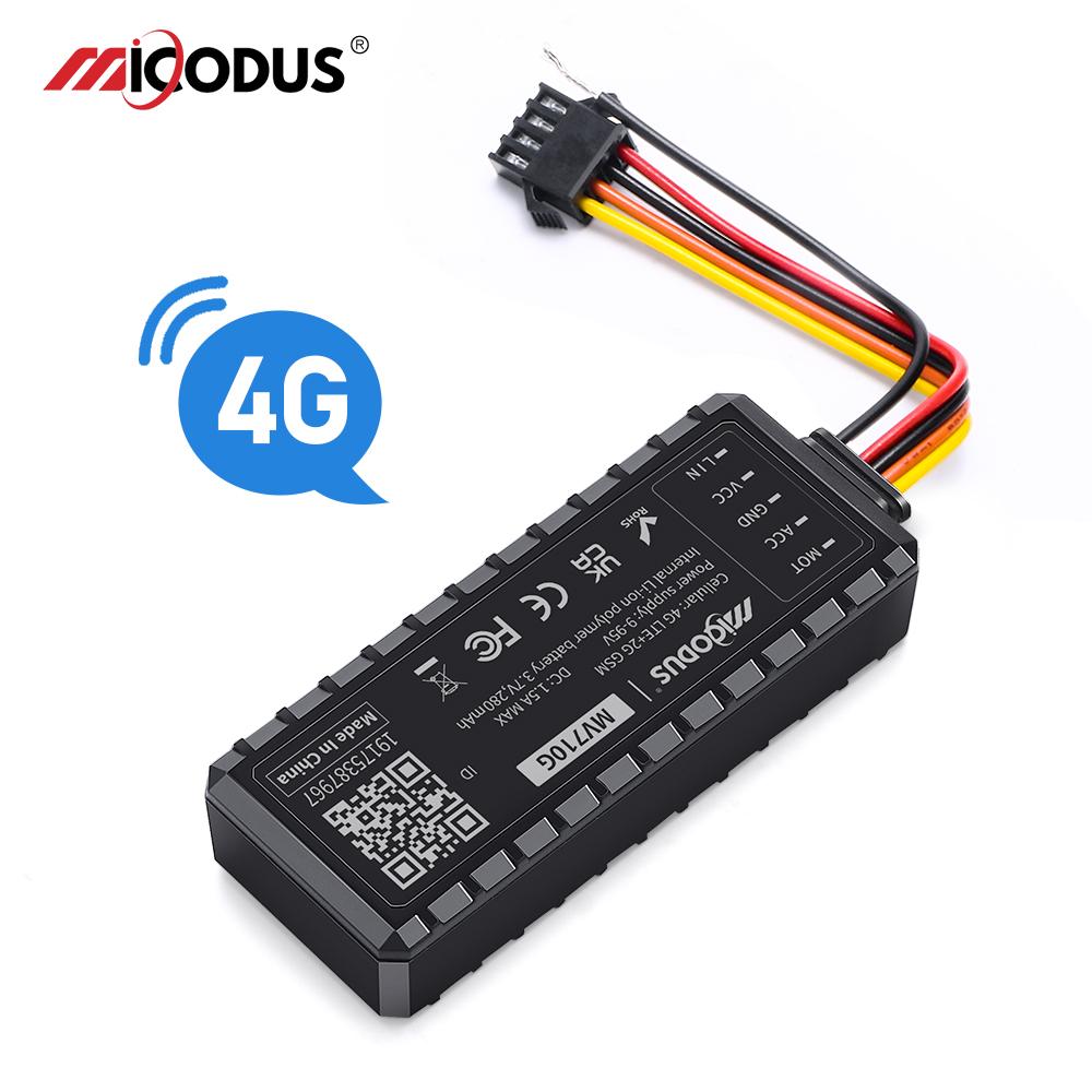 MiCODUS GPS-трекер для автомобиля MV710G 9-90V Отключение топлива Мини 4G GPS-трекер для автомобиля Тревоги по вибрации и ACC Вкл/Выкл PK J16