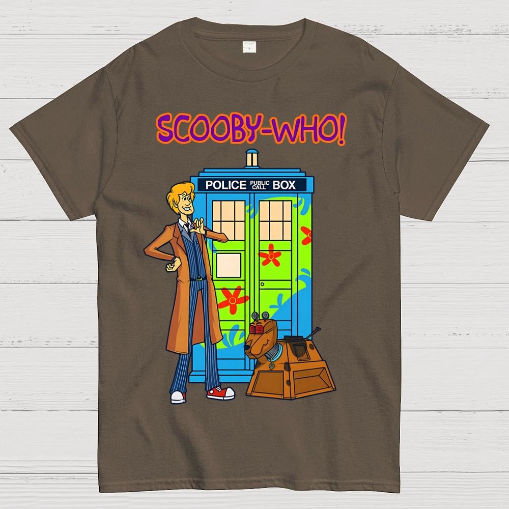 Scooby-Who! 100% Cotton Summer Casual Cool Loose T-Shirt