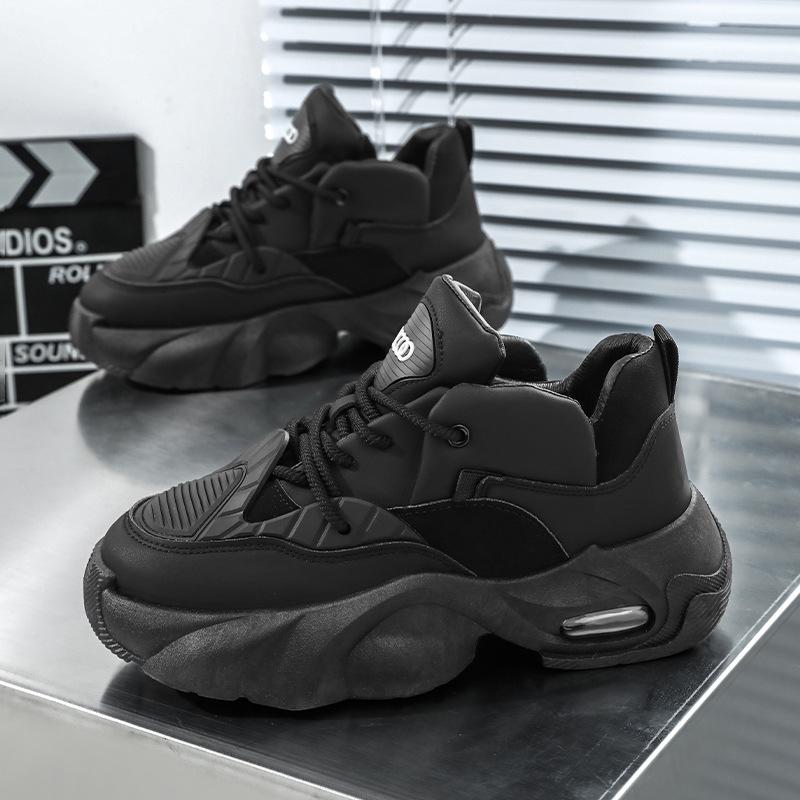 Men New Shoes High Quality Chunky Sneakers for Man Spring Non Slip Elasticity Running Trainers Fashion Versatile Vulcanize Shoes