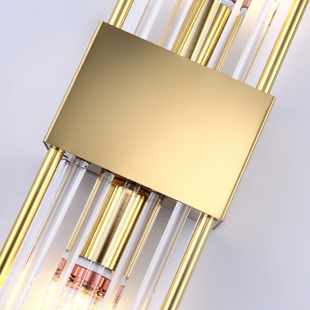 Светодиодный настенный светильник из нержавеющей стали со скошенным стеклом для прихожей, кабинета и спальни, домашний декор, прикроватные лампы, декоративные лампы