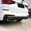 Для BMW X3 G01 M Sport 2018-2026 X3M Стиль Высококачественный ABS Автомобильный Задний Бампер Губа Спойлер Глянцевый Черный Карбоновое Волокно Вид Обвес