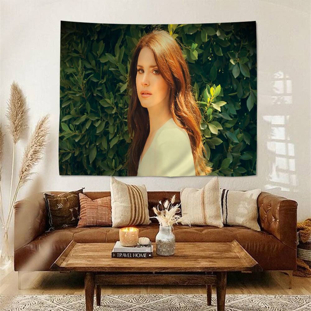 LLana Del Rey Music Character Album Hanging Bohemian Tapestry Bohemian Wall Tapestries Mandala Cheap Hippie Wall Hanging