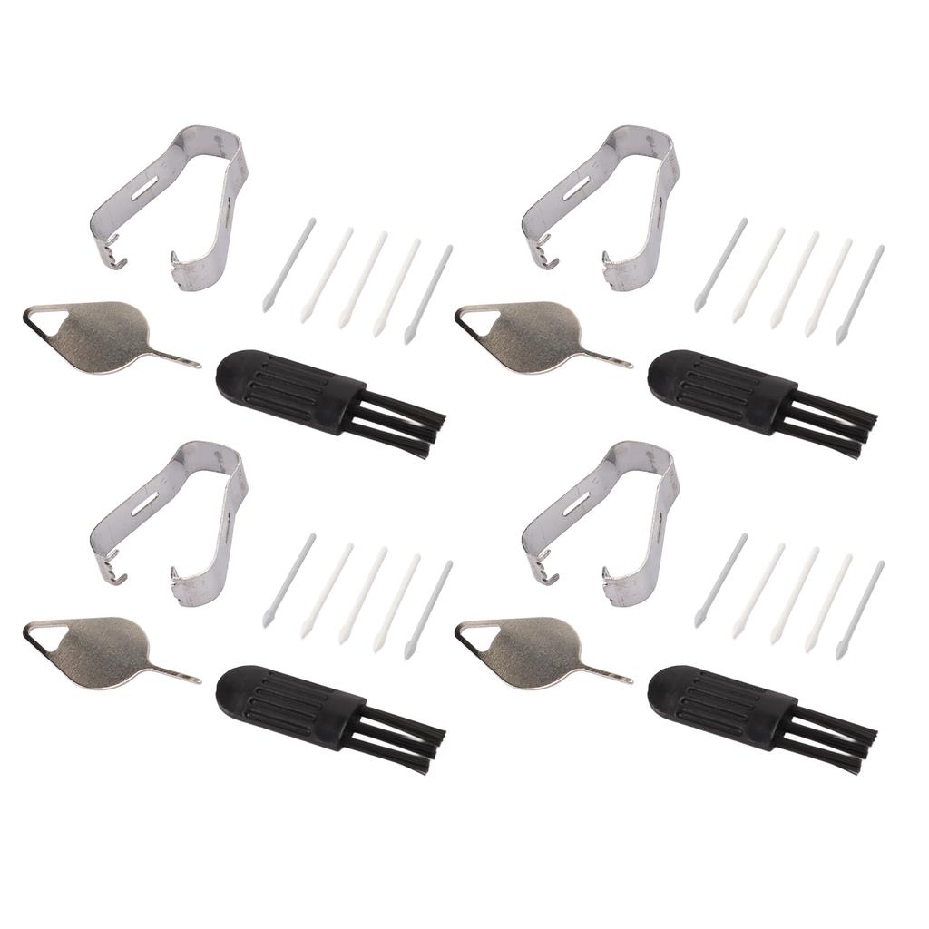 4 Sets For Tab S8 Stylus Pen Tips Durable ABS Easy Installation for S8 Plus Replacement Tips with Pins Tweezers Brushes