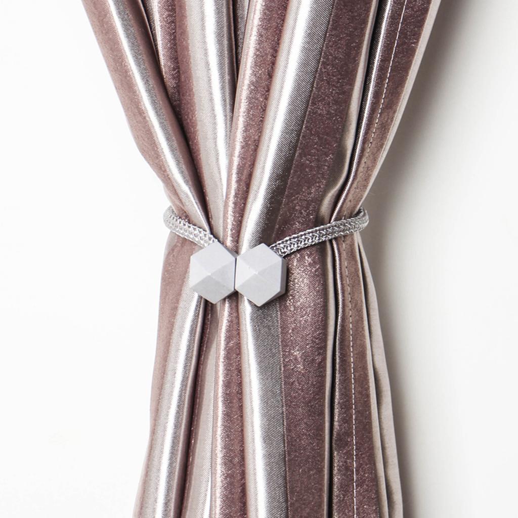 Modern Magnetic Curtain Ties - Adjustable, Strong Fixing for Bedroom and Living Room Decoration