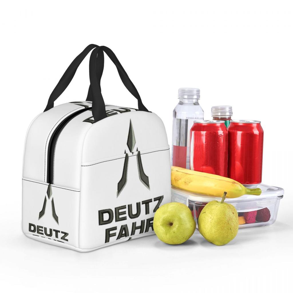 Deutz Fahr Logo Insulated Lunch Bag for Women Children Leakproof Food Boxes Thermal Lunch Box Tote