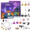 Halloween Advent Calendar 2025 For Girls And Boys With 24 Days Unique Gift Countdown Calendar Spooky Castle DIY Creative Charm Pendant Bracelet