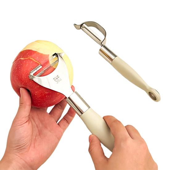 Овощечистка для фруктов и овощей Сверх острая овощечистка из нержавеющей стали Эргономичная картофелечистка Инструмент для приготовления пищи для дыни, моркови, манго, огурца, груши