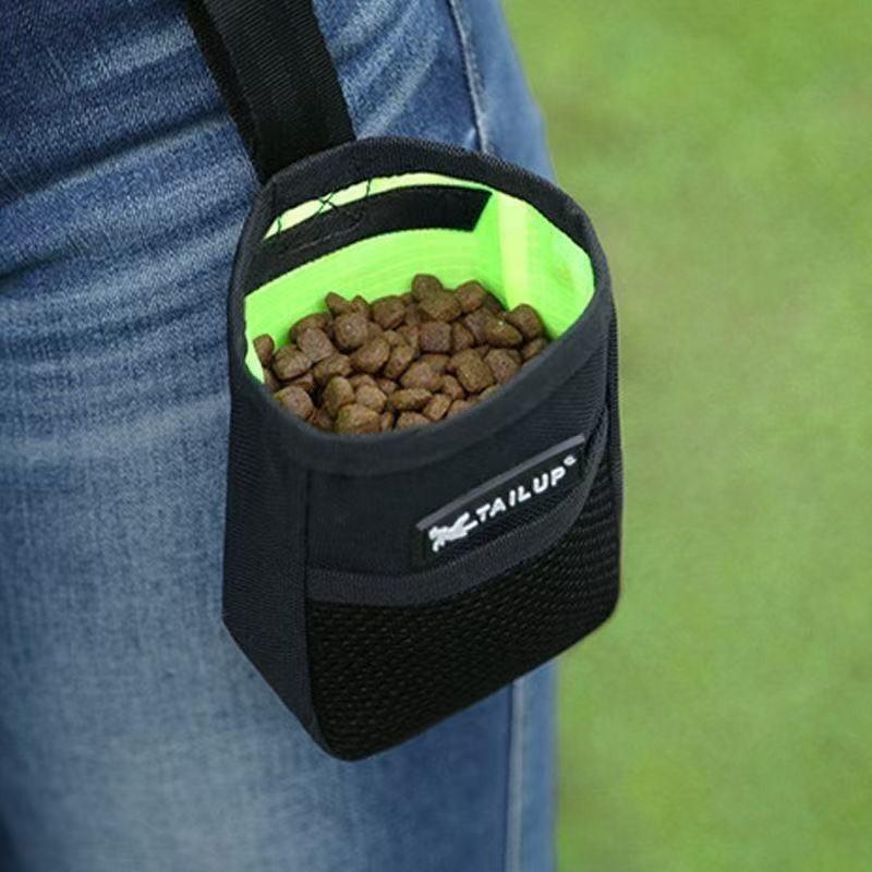 Pet Dog Puppy Training Treat Snack Bait Pocket Pouch for Obedience Agility - Pet Feed Food Bag with Reward Pocket Waist Bag