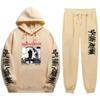 2021 Jujutsu Kaisen Anime Hoodie and Pants Sets Men Women Winter Fashion 2 Piece Set Tracksuit and Sweatpants Jujutsu Kaisen Sui X0909