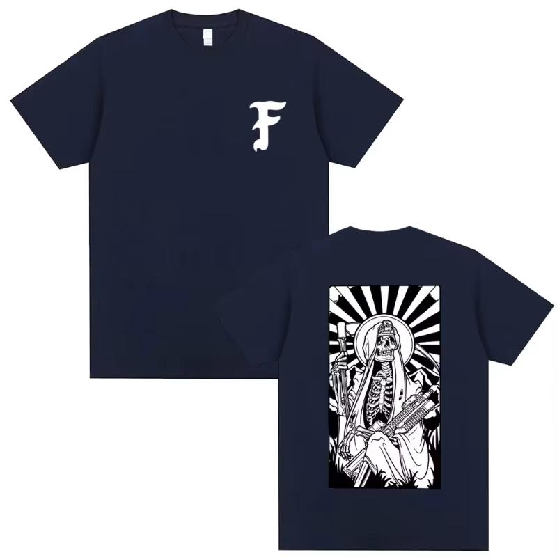 2026 Summer Forward Observations Group Skeleton Graphic T-shirt Men Women Casual Vintage Tops Male Oversized Streetwear Tees