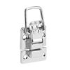 10 Pcs Silver Fastener Toggle Latch Catch Chest Case Suitcase Boxes Chests Lock