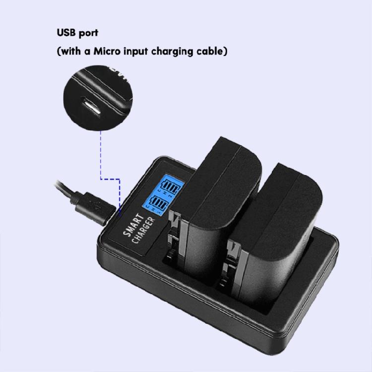 Быстрое зарядное устройство LCD Micro USB для камеры Olympus D750, SH21, SP800UZ