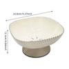 Fruit Basket Drainage Bowl Large Fruit Plate Vegetable Strainer Plate for Kitchen Counter Restaurant Veggies Fruits Parties