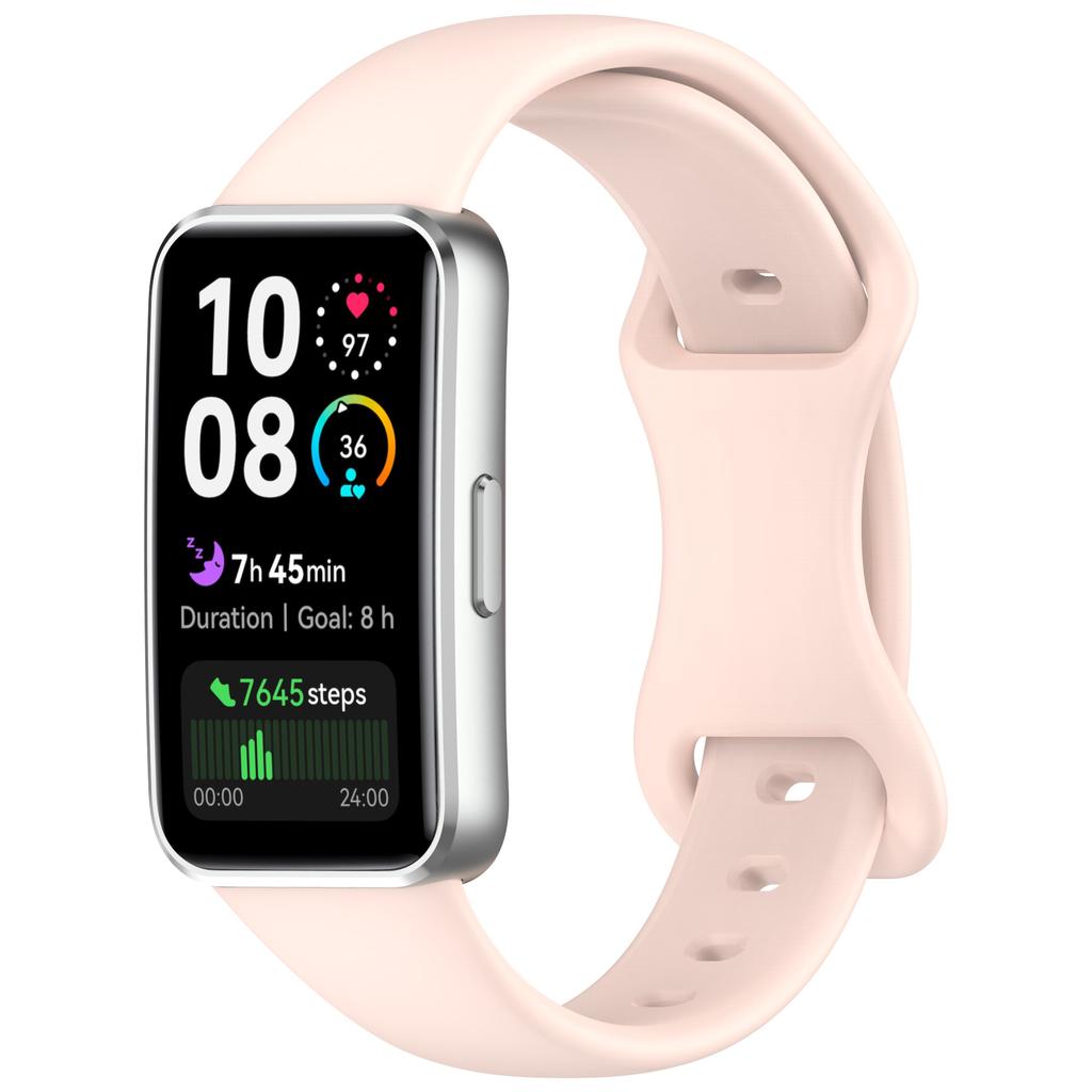 Силиконовые ремешки Для Huawei Band 10/9/9 NFC Аксессуары для ремешка Замена Спортивный браслет pulseira correa для Huawei Bands 8/8NFC
