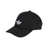adidas Бейсболка из полиэстера с вышивкой логотипа, унисекс, черная JC6023