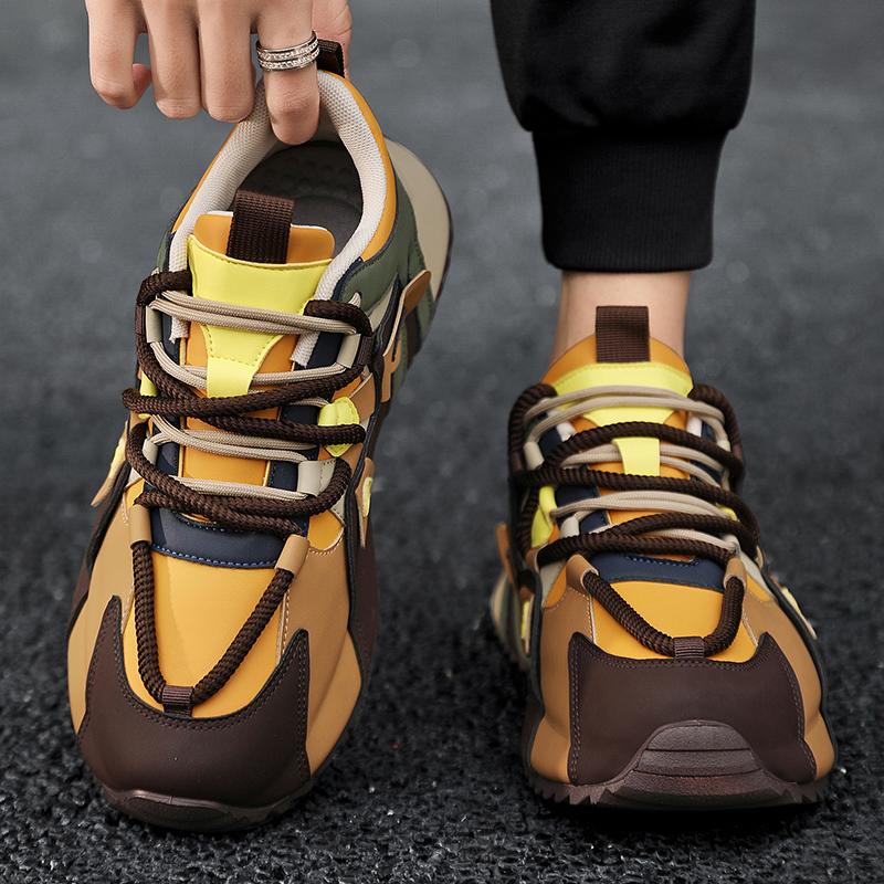 Мужская обувь, новая повседневная спортивная обувь для папы, боевая индивидуальность, мужская обувь с внутренним увеличением
