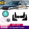 For Hyundai Tucson NX4 MK4  2022 2023 Front Rear Wheels Splash Mud Guards Mudflap Mudguard Fender Car