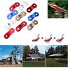 10 шт./лот Сплав Натяжитель для веревки палатки для кемпинга Регулятор Пряжка для веревки от ветра палатки Натяжитель веревки Противоскользящий Набор аксессуаров для палатки