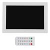 12-дюймовая цифровая фоторамка с разрешением HD 1280X800, поддержка воспроизведения изображений в формате MP3MP4 (белый)
