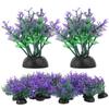 20 Pcs Aquarium Landscaping Plastic Plants for Betta Fish Toy Tank Decorations Accessories