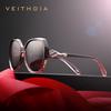 VEITHDIA женские солнцезащитные очки с поляризованными градиентными линзами, роскошные женские дизайнерские солнцезащитные очки, аксессуары для очков для женщин 3158