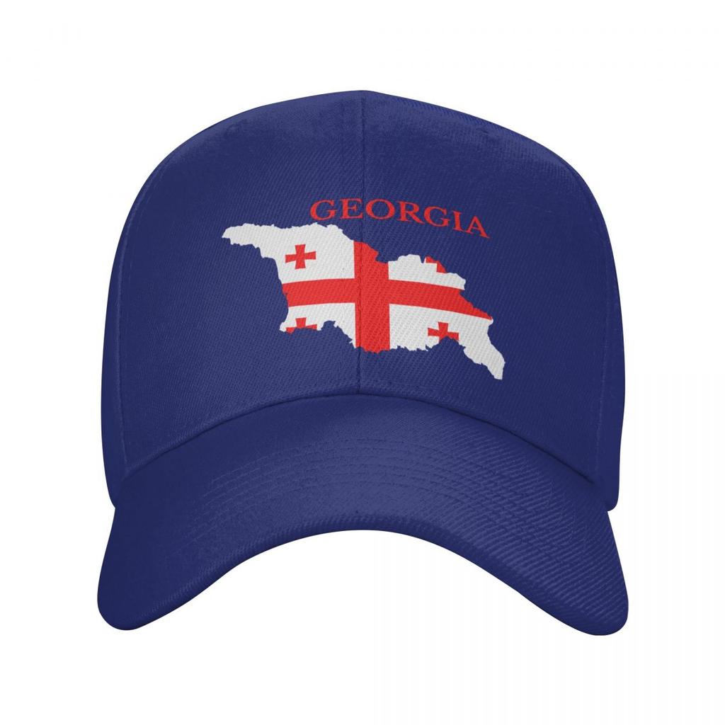 Бейсбольная кепка унисекс с изображением флага Грузии и картой, женская регулируемая шапка в стиле грузинского патриотического папы, весенние кепки