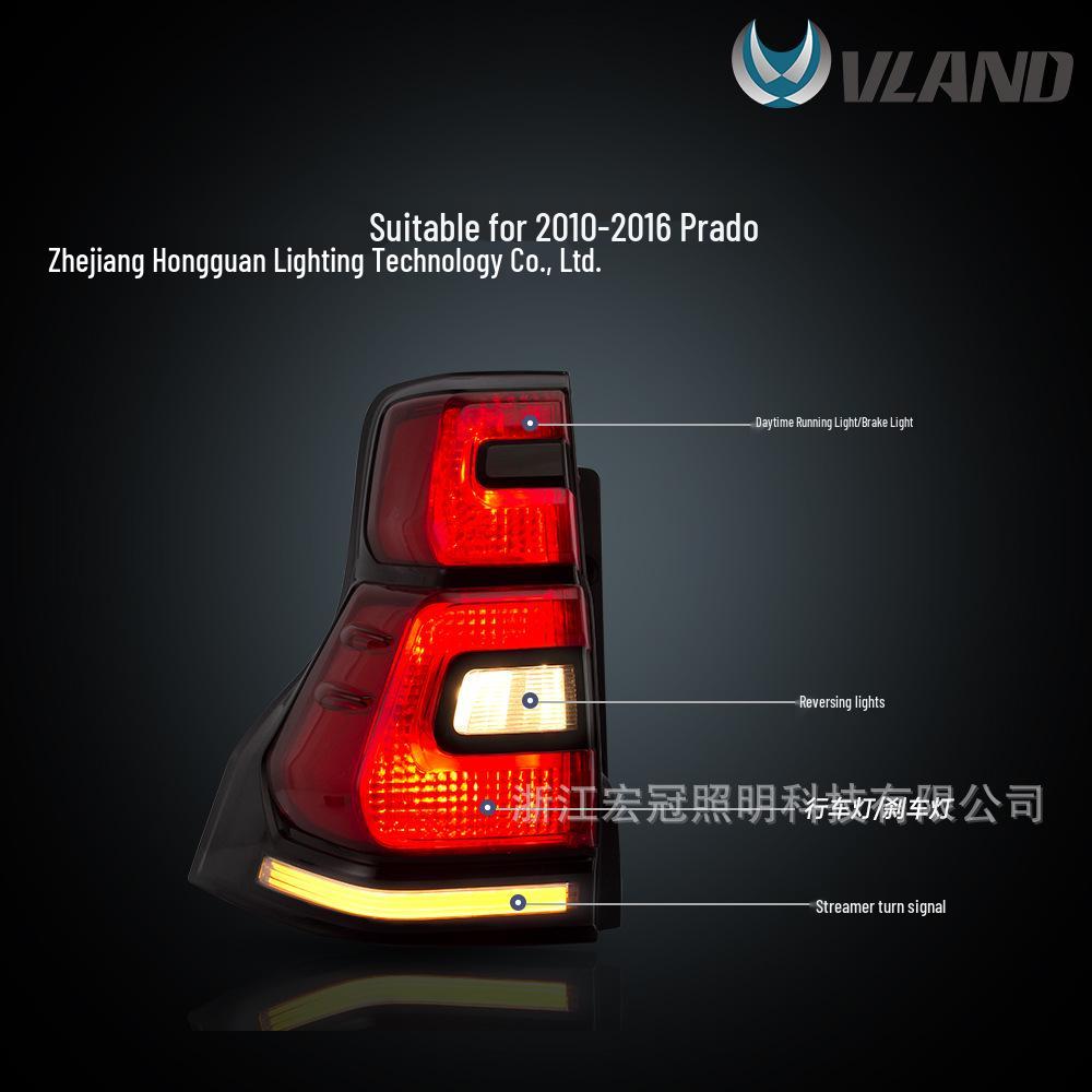 Светодиодные задние фонари с указателями поворота для 2010-2016 Toyota Lexus GX 460 Prado