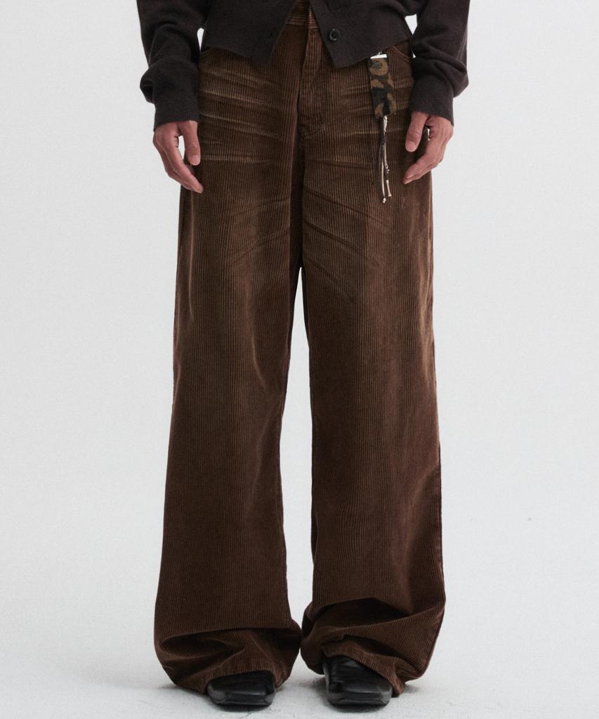 DNSR Legacy Corduroy Wide Pants Brown
