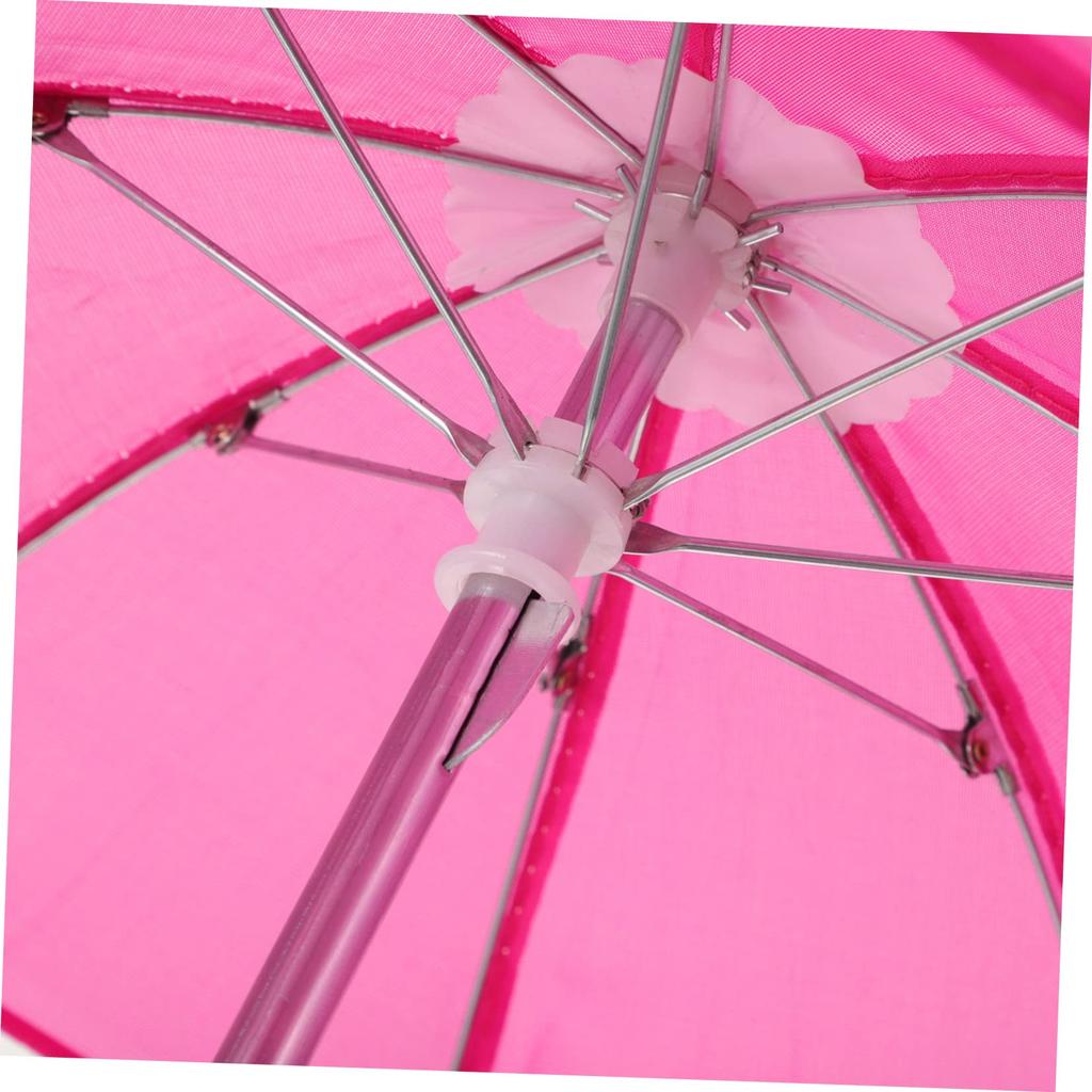 Amosfun Миниатюрный зонтик Мини-зонтик 5 штук 18 дюймов Маленький зонтик Игрушечный зонтик Милый соответствующий реквизит Аксессуары для ролевых игр Миниатюрная сцена