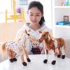 Simulation Animal Pony Doll Sweat Horse Doll Plush Toy Rag Doll Doll Children's Birthday Gift