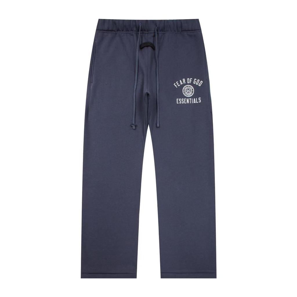 ESSENTIALS Унисекс Модные Спортивные Штаны с Принтом Букв - Свободные Повседневные Уличные Длинные Брюки