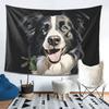 Border Collie Tapestry Decoration Art Aesthetic Tapestries for Living Room Bedroom Home Wall Cloth Wall Hanging