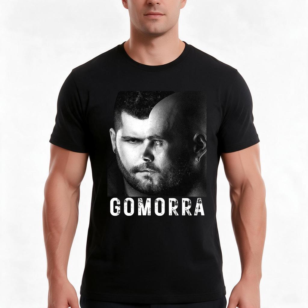 Funny Gifts Gomorra Mafia Cute Gift TShirt Summer Casual Cotton Tee Oversized Streetwear Tops Vintage Graphic Print