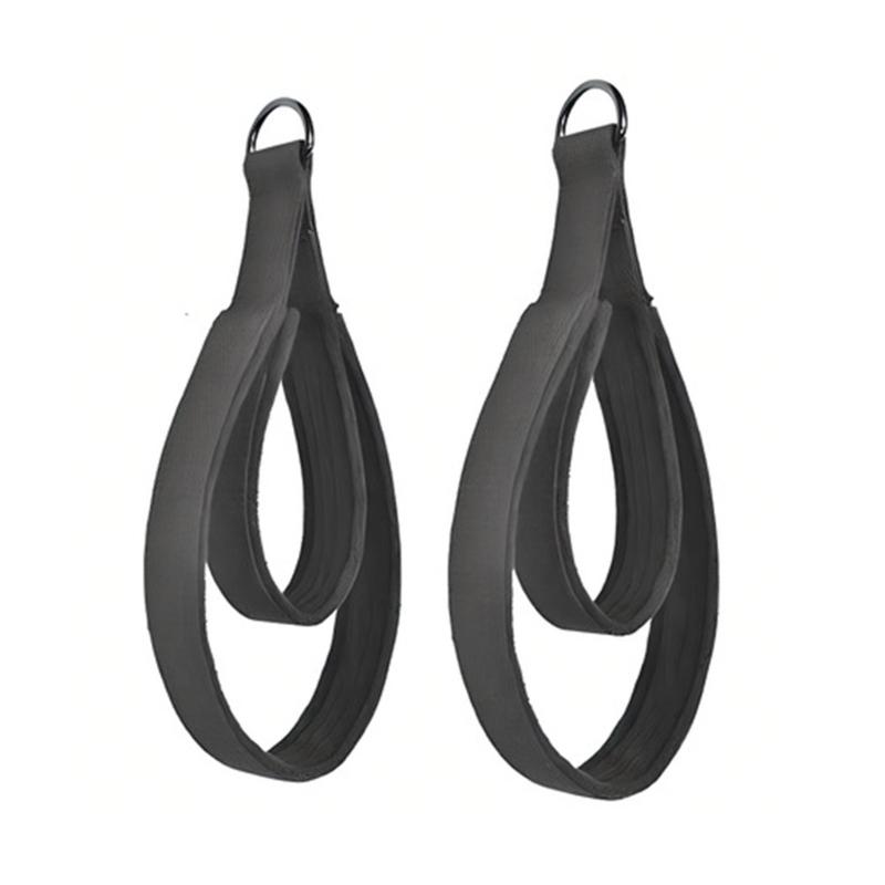 1 пара фитнес D-образных колец ремешок ручка аксессуар для йоги тренировок для домашнего спортзала тренировок пилатес ремешок с двойными кольцами для реформера