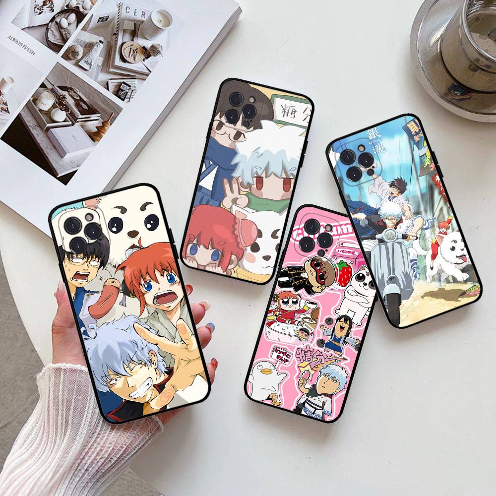 Gin Tama Phone Case For iPhone 16 15 14 13 12 Mini 11 Pro XS Max X XR SE 6 7 8 Plus Soft Silicone Cover