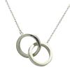 Used TIFFANY&Co. Necklace 1837 Interlocking Circle Silver925 4.8g Silver Accessories