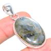 Labradorite Handmade 925 Sterling Silver Jewelry Pendant 2.05" L8g58